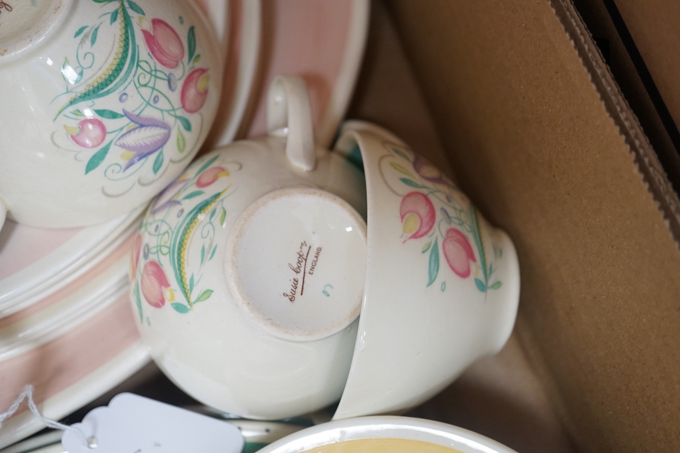 A group of Susie Cooper teaware